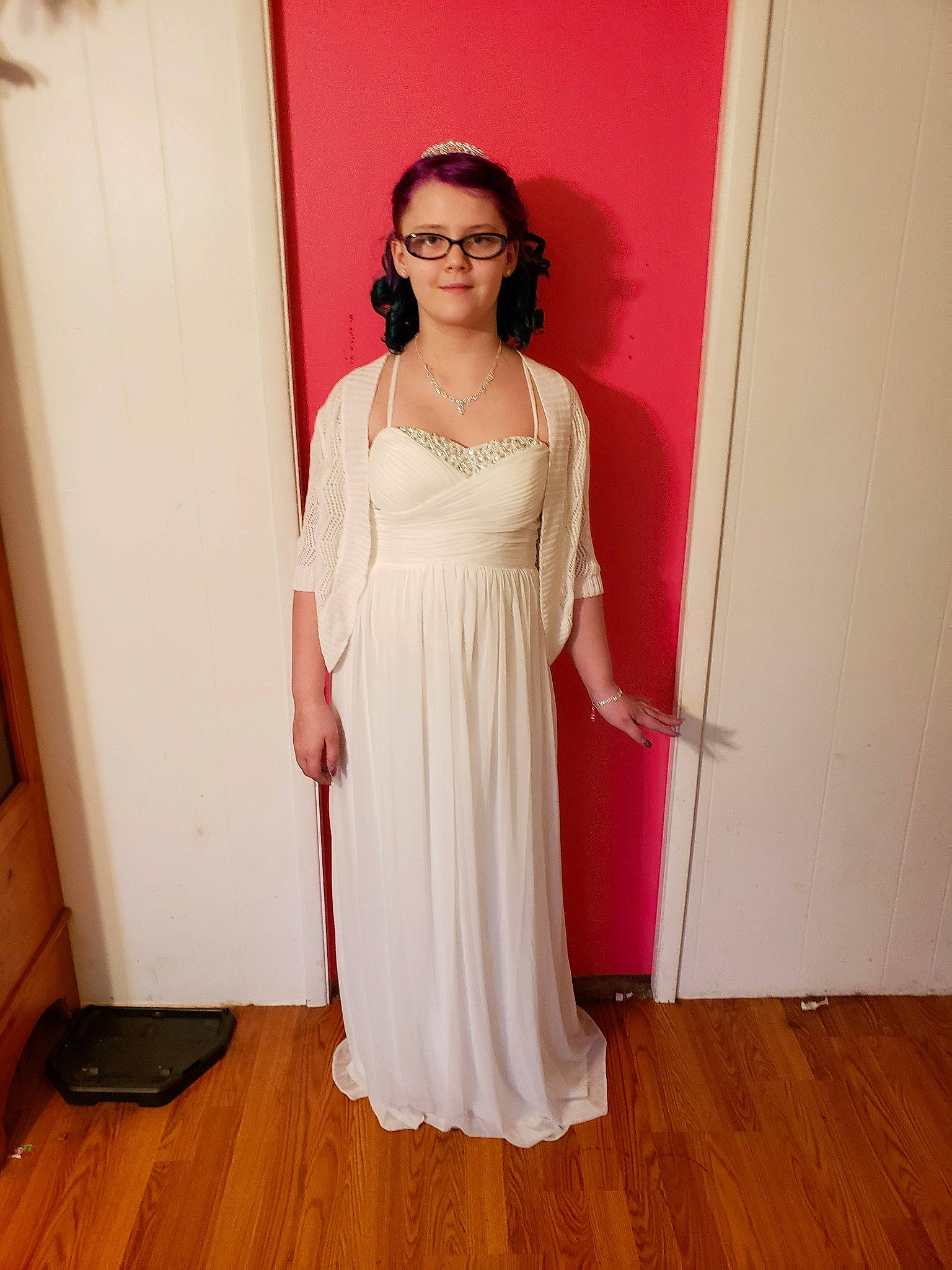 Lilia is registered to the contest to win money with this photo: bridal_accessory, bridal_clothing, bridal_party_dress, clothing, dress, fashion, fashion_design, flooring, formal_wear, gown, haute_couture, lady, long_hair, nightgown, person, photo_shoot, pink, shoulder, waist, wedding_dress