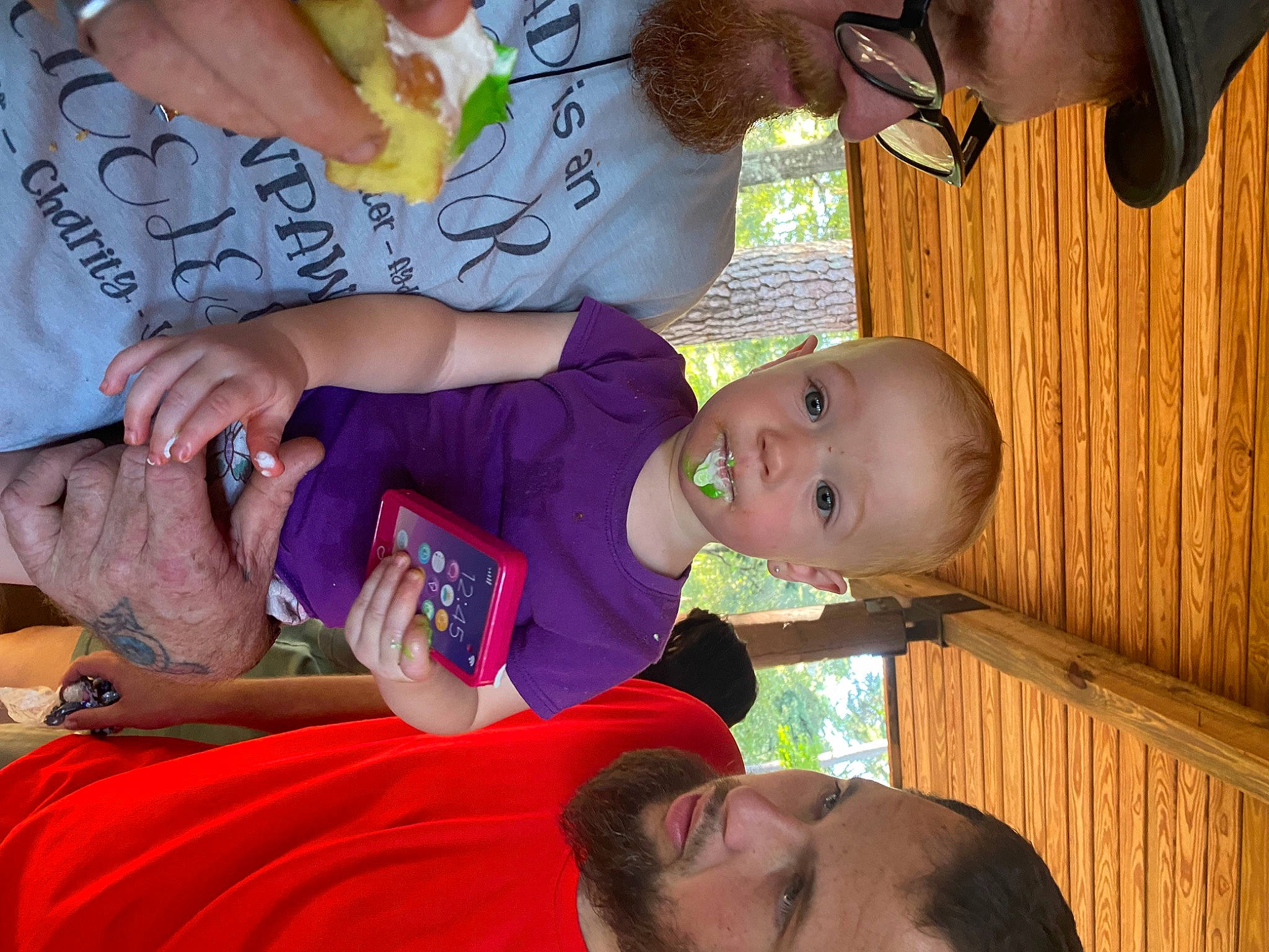 Charity joined the competition — help win amazing prizes! baby, baby_toddler_clothing, child, ear, event, finger, fun, gesture, green, happy, leisure, mouth, nail, organ, person, play, sharing, thumb, toddler, wood