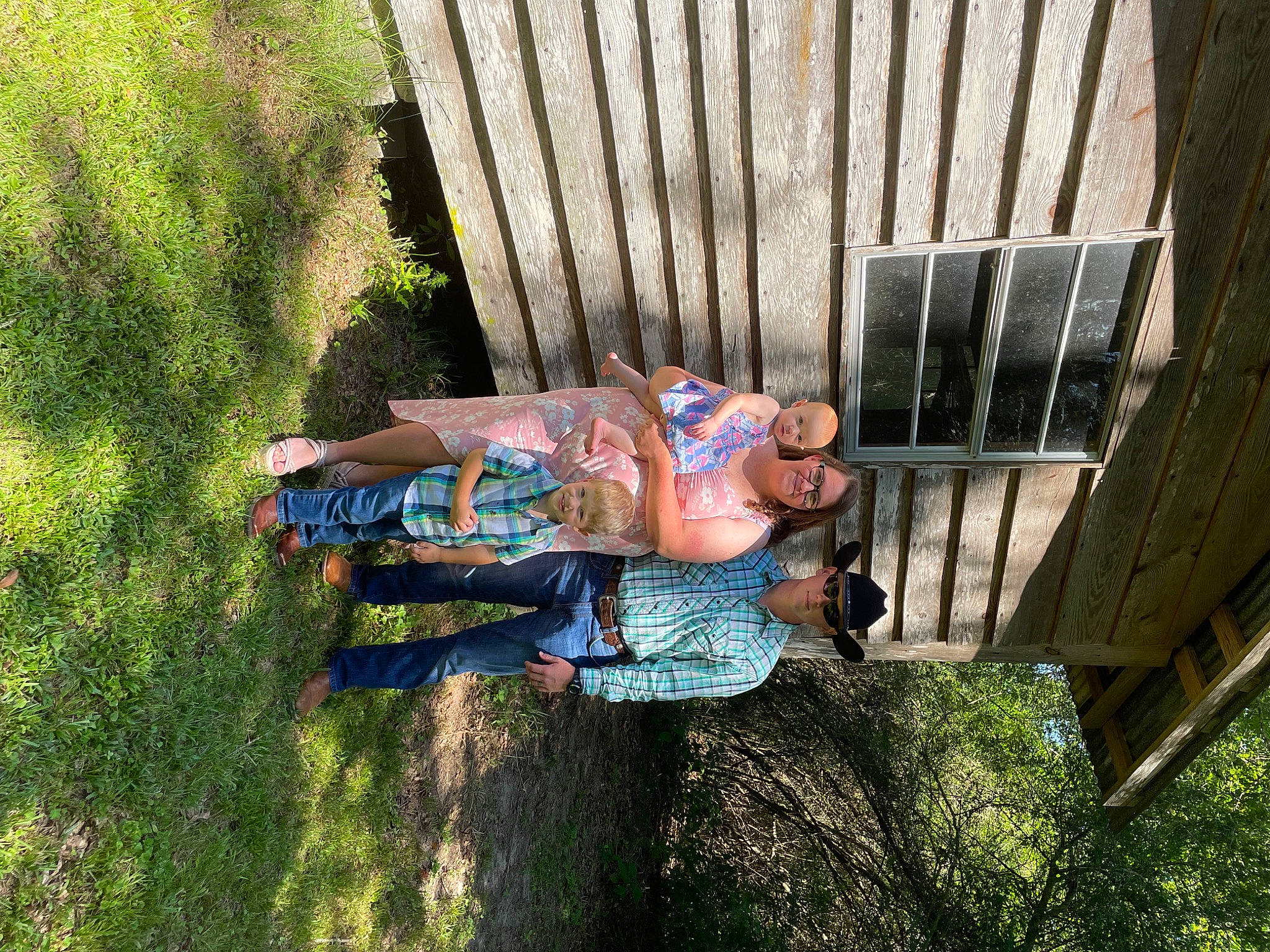 Matthew joined the competition — help win amazing prizes! baby, baby_toddler_clothing, child, fence, fun, grass, happy, headwear, joy, leisure, people_in_nature, person, plant, smile, toddler, tree, walking_shoe, wood