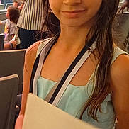 Zyla joined the competition — help win amazing prizes! child, girl, certificate, award, smile, medal, dress, long_hair, indoor, people, celebration, balloons, event, audience, hand, portrait, young, happy, person, background