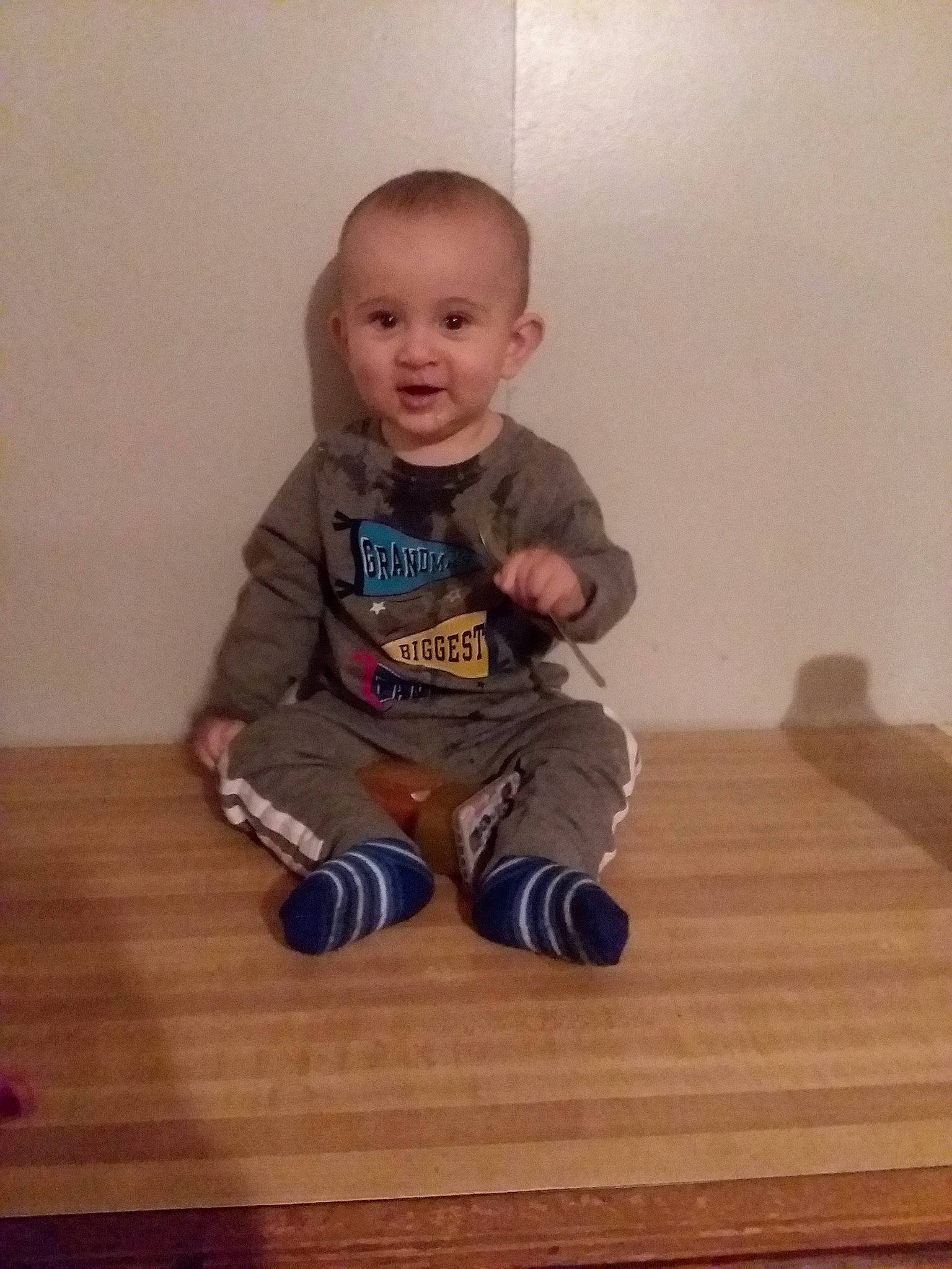 Jaydon is registered to the contest to win money with this photo: arm, child, crawling, day, finger, floor, flooring, infant, person, play, product, sitting, standing, toddler