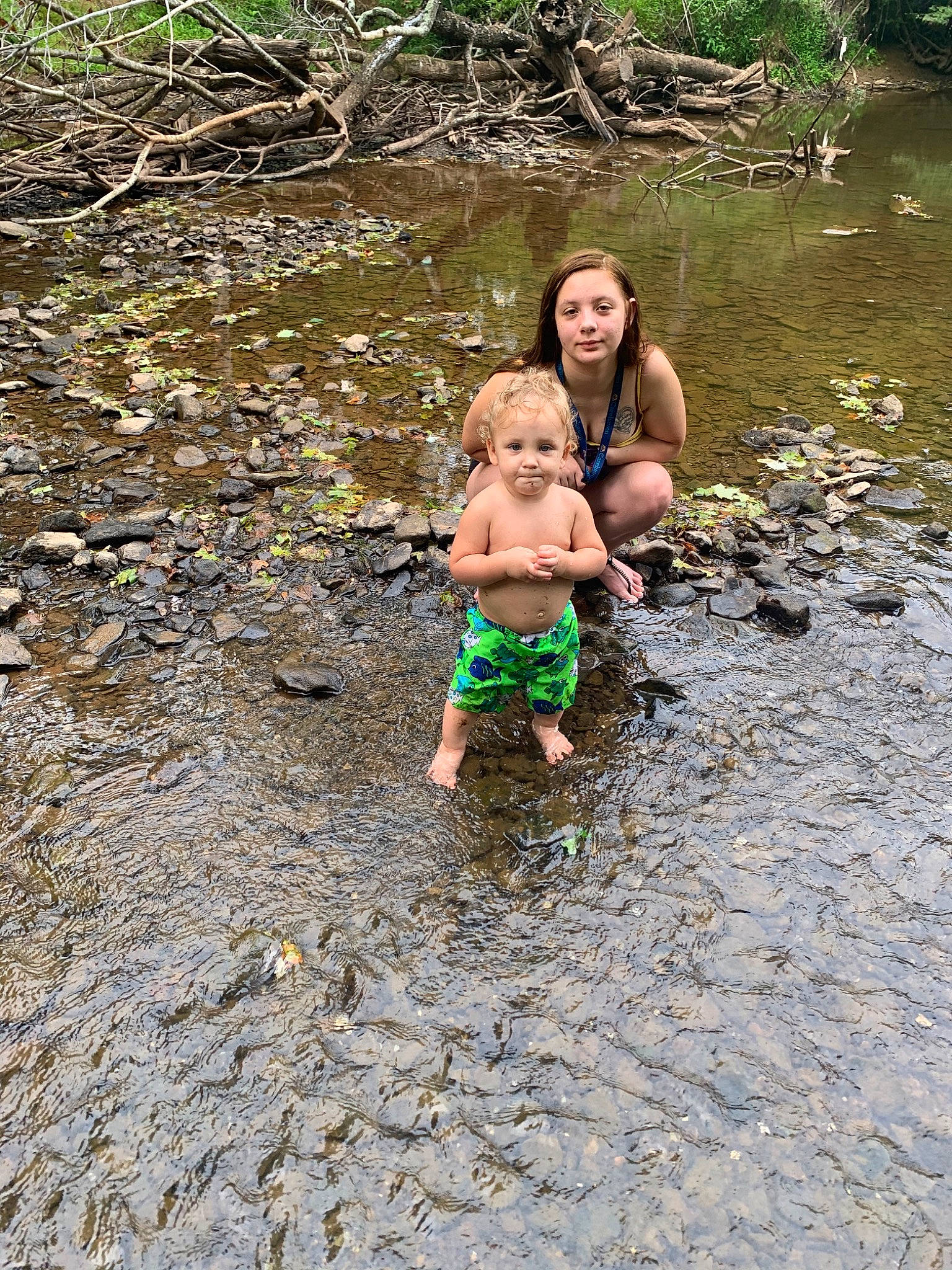 Braiden joined the competition — help win amazing prizes! adventure, bank, child, creek, fun, jungle, leisure, mud, person, recreation, river, smile, stream, vacation, water