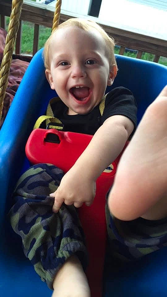 Jasper joined the competition — help win amazing prizes! baby, baby_toddler_clothing, child, chute, eye, face, fun, happy, head, leisure, mouth, nose, organ, person, playground, recreation, skin, smile, thigh, toddler