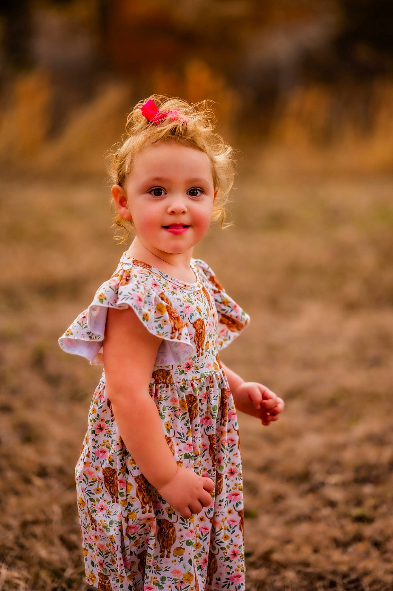 Addelynn is registered to the contest to win money with this photo: baby_toddler_clothing, beauty, blond, child, day_dress, dress, flash_photography, fun, grass, happy, joy, one_piece_garment, people, people_in_nature, person, pink, skin, sleeve, smile, summer