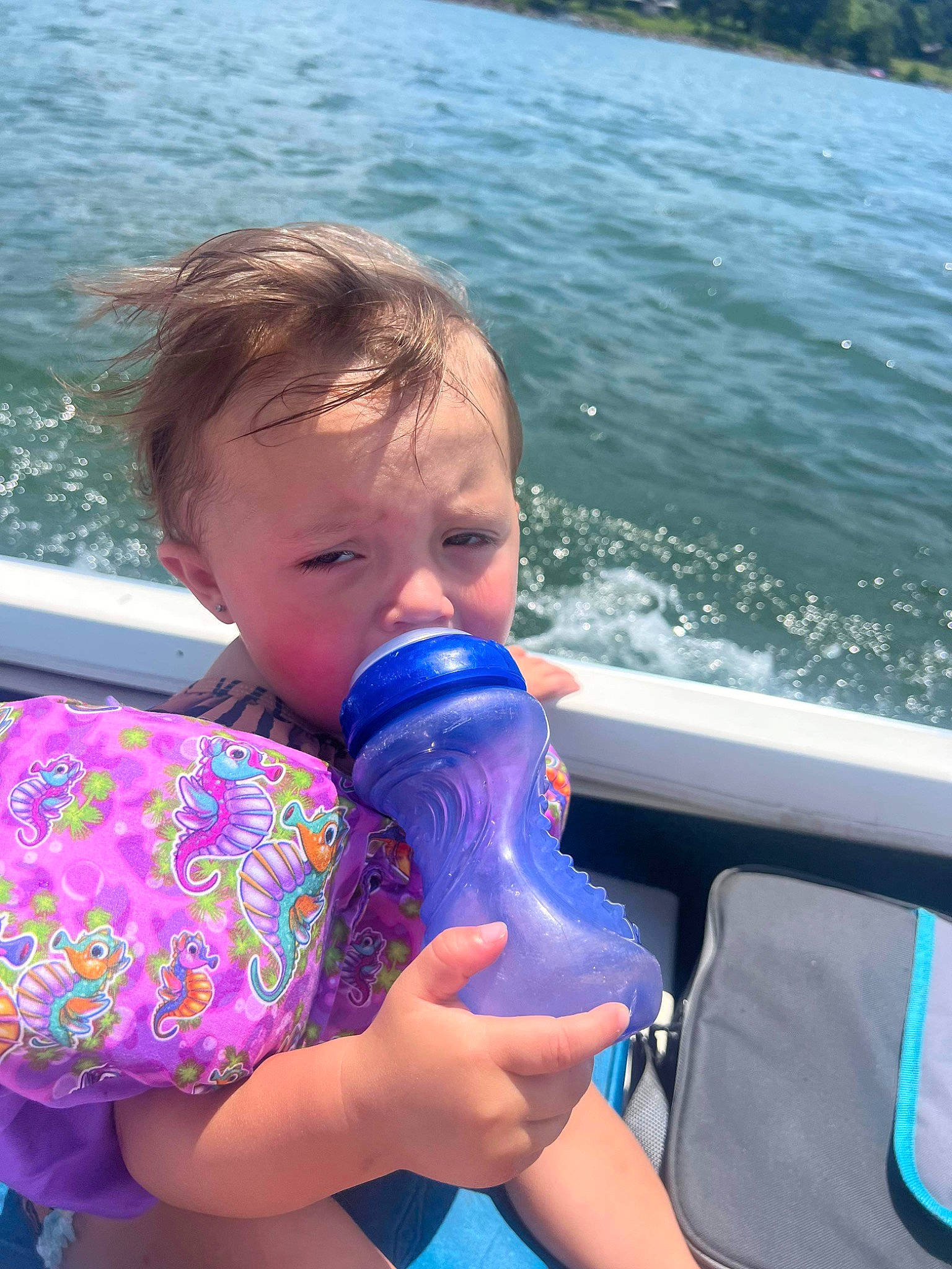 Payton joined the competition — help win amazing prizes! aqua, azure, baby_products, bathing, boats_and_boating_equipment_and_supplies, child, electric_blue, fun, happy, inflatable, lake, leisure, person, personal_protective_equipment, plastic_bottle, play, recreation, sorrow, summer, toddler