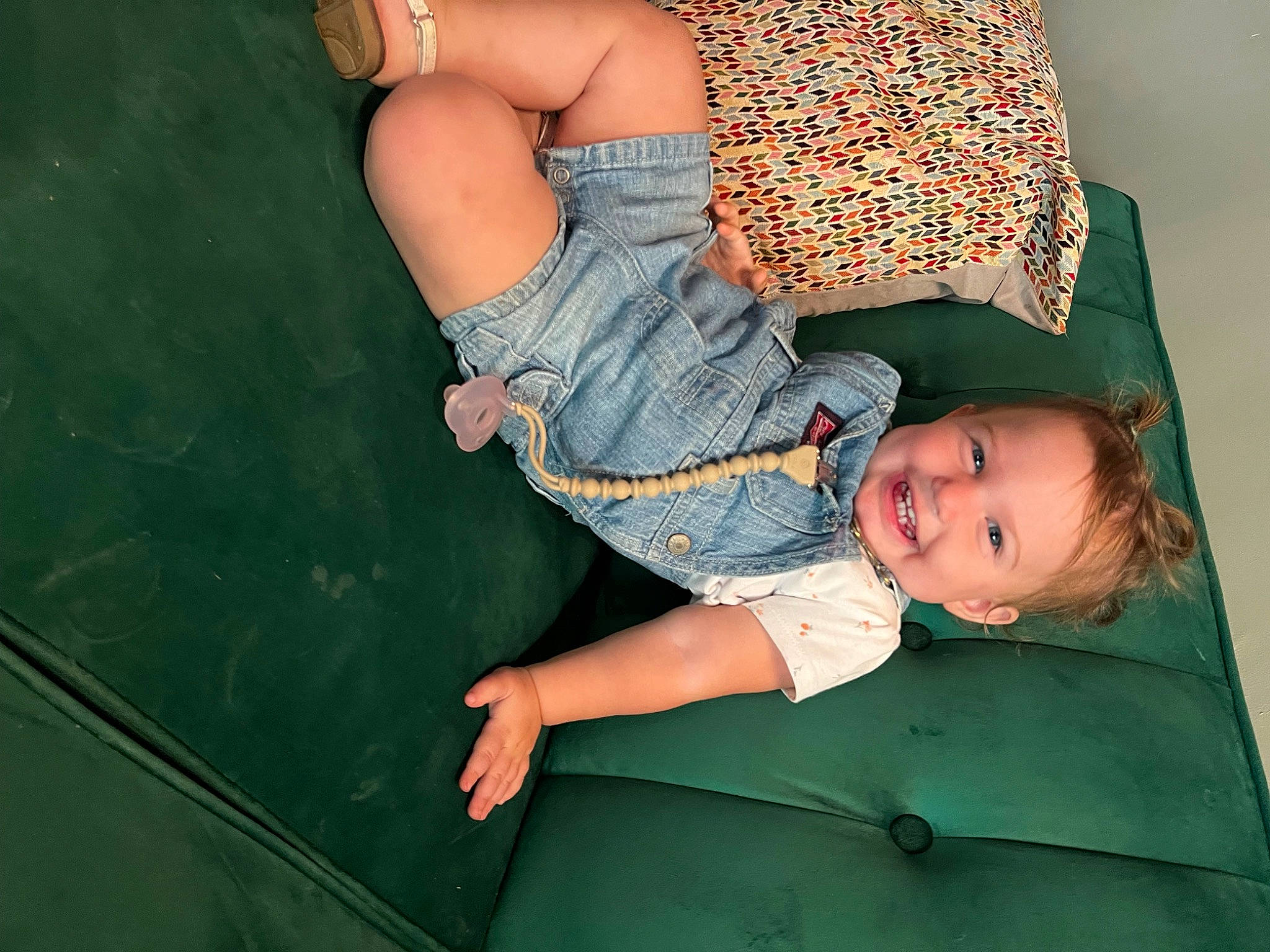Emberlynn joined the competition — help win amazing prizes! baby_toddler_clothing, child, elbow, flash_photography, fun, grass, happy, human_body, human_leg, joint, joy, knee, leisure, pattern, person, sitting, skin, thigh, toddler, tree