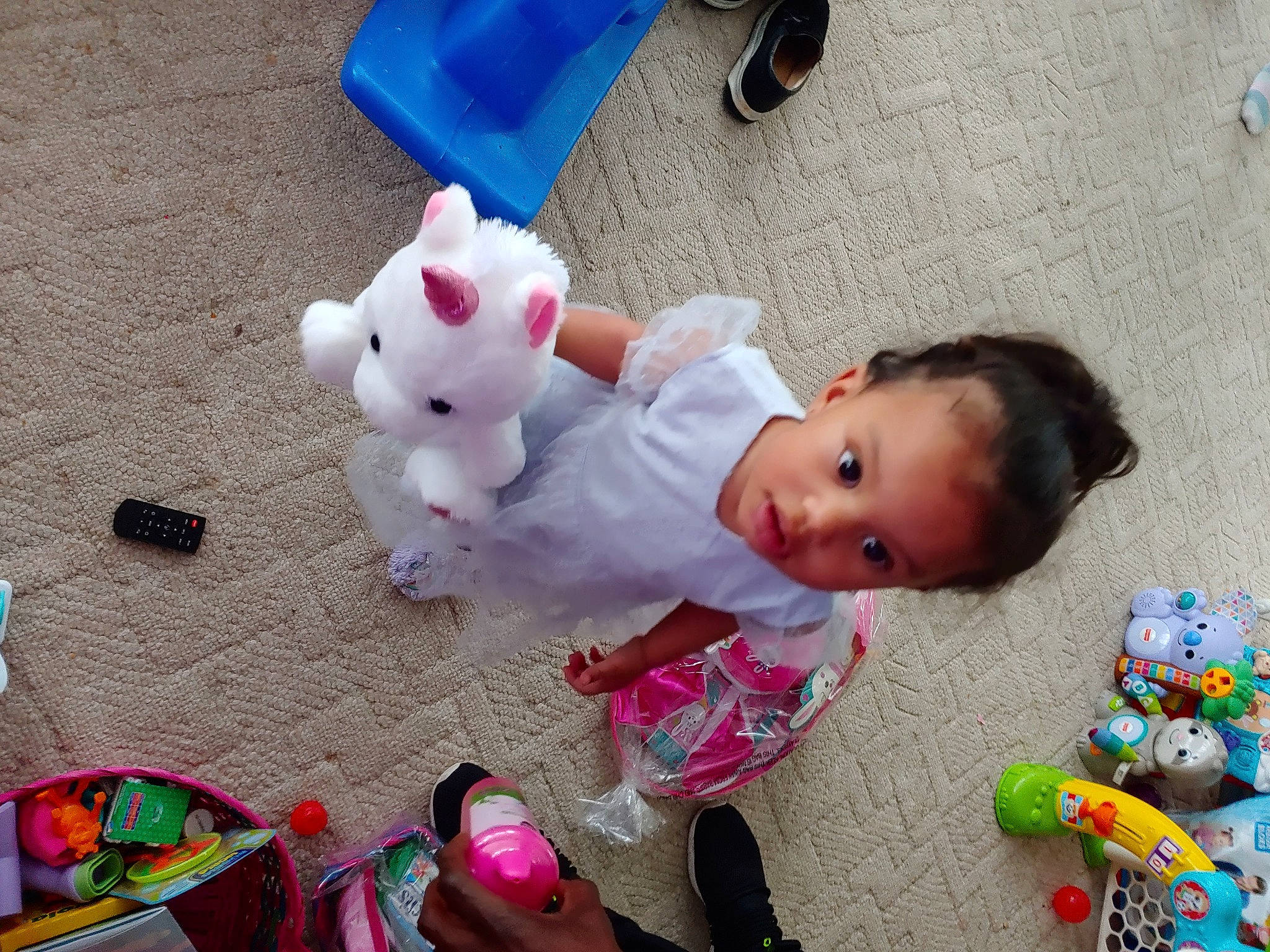 Miraya joined the competition — help win amazing prizes! baby, baby_products, baby_toddler_clothing, baby_toys, blue, cheek, child, event, foot, fun, happy, person, pink, plastic, play, skin, snapshot, stuffed_toy, toddler, toy