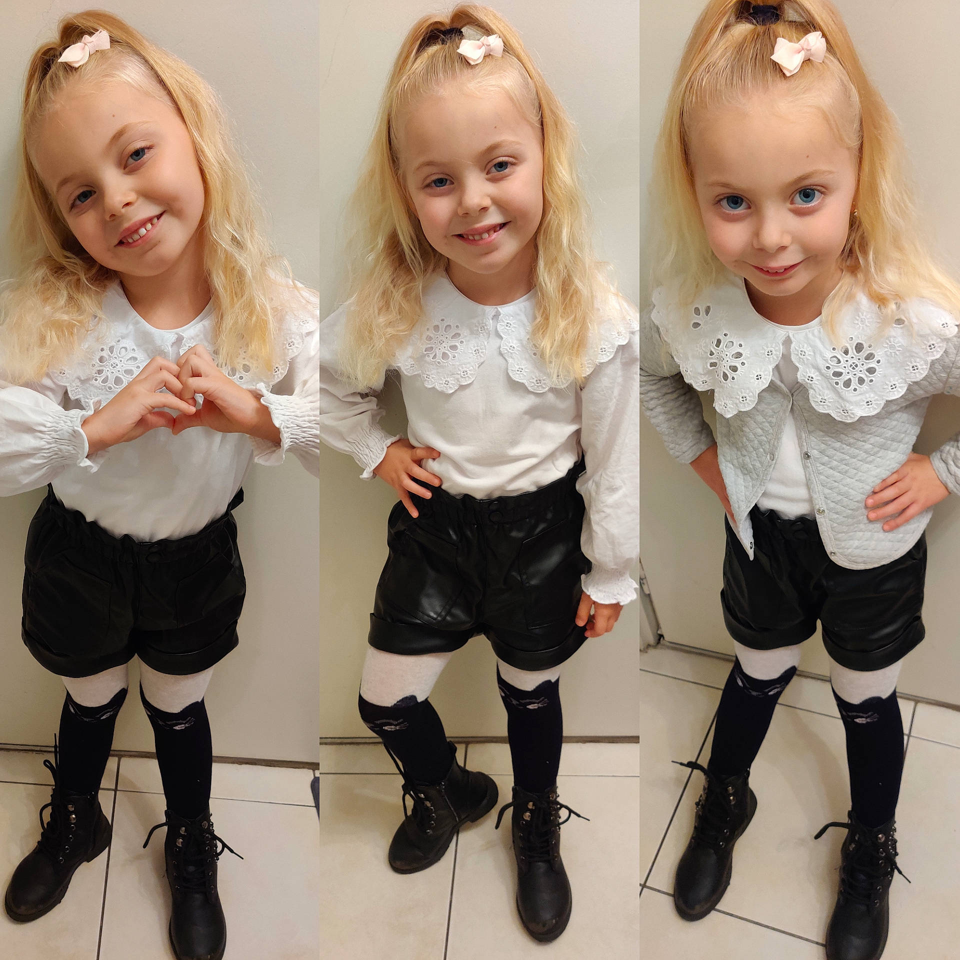 Ylianna participe au concours pour gagner de l'argent avec cette photo : baby_toddler_clothing, eye, facial_expression, fashion, footwear, gesture, hair, hairstyle, happy, head, human_body, joy, leg, person, photograph, shoe, skin, sleeve, smile, sock