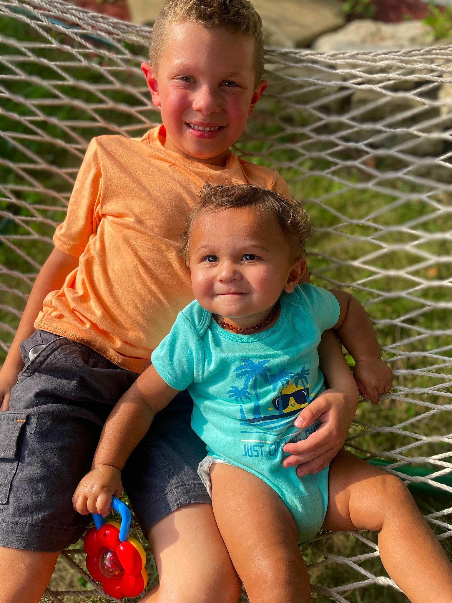 Corey joined the competition — help win amazing prizes! child, eye, facial_expression, fun, grass, green, happy, head, joy, leg, leisure, muscle, organ, people_in_nature, person, shorts, skin, smile, summer, t_shirt