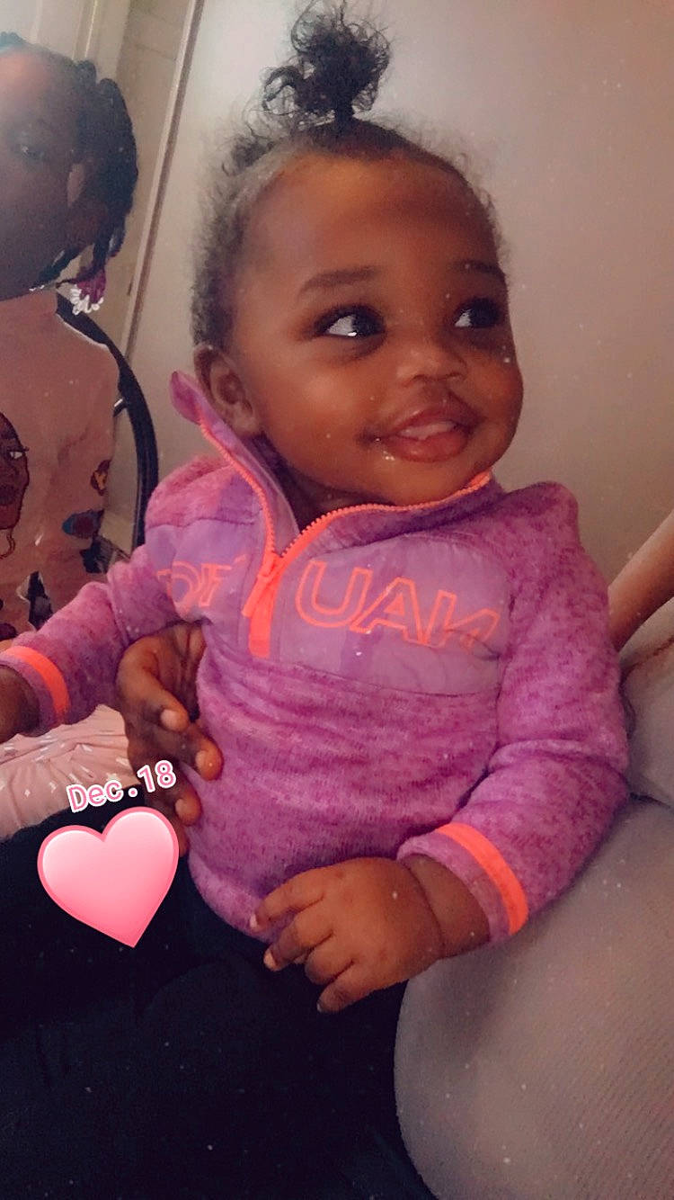 Chelsey joined the competition — help win amazing prizes! arm, baby, baby_toddler_clothing, balloon, bracelet, cheek, child, eye, hand, heart, iris, joy, love, person, pink, skin, toddler