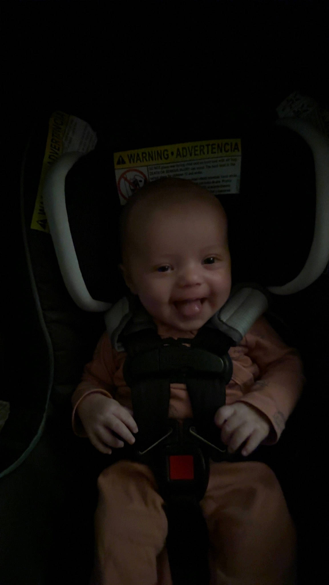 Amara joined the competition — help win amazing prizes! auto_part, baby, baby_carriage, baby_in_car_seat, baby_products, baby_toddler_clothing, car_seat, chair, cheek, child, comfort, darkness, flash_photography, fun, happy, lap, person, seat_belt, sitting, smile