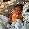 baby, sleeping, blanket, pillow, cozy, infant, peaceful, soft, child, cute, rest, comfort, nursery, clothing, home, portrait, relaxation, toddler, indoor, sleep
