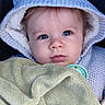 Evan participe au concours pour gagner de l'argent avec cette photo : adorable, baby, blanket, blue_eyes, cheeks, closeup, cozy, eyelashes, fleece_lining, gaze, hood, infant, knit_hat, lips, pacifier, portrait, skin, soft_texture, stroller, winter_clothing