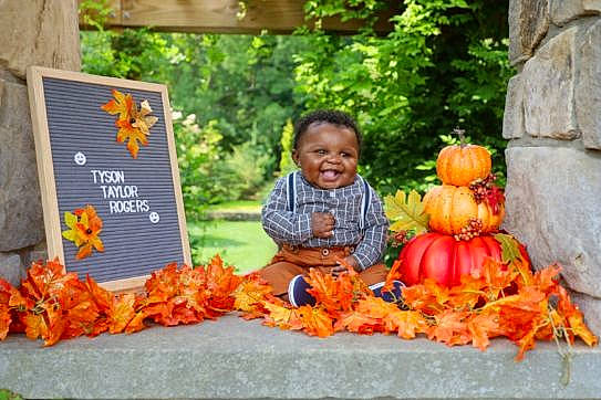 Tyson joined the competition — help win amazing prizes! autumn, calabaza, child, cucurbita, fruit, gourd, local_food, natural_foods, orange, person, plant, produce, pumpkin, smile, squash, toddler, tradition, tree, vegetable, whole_food