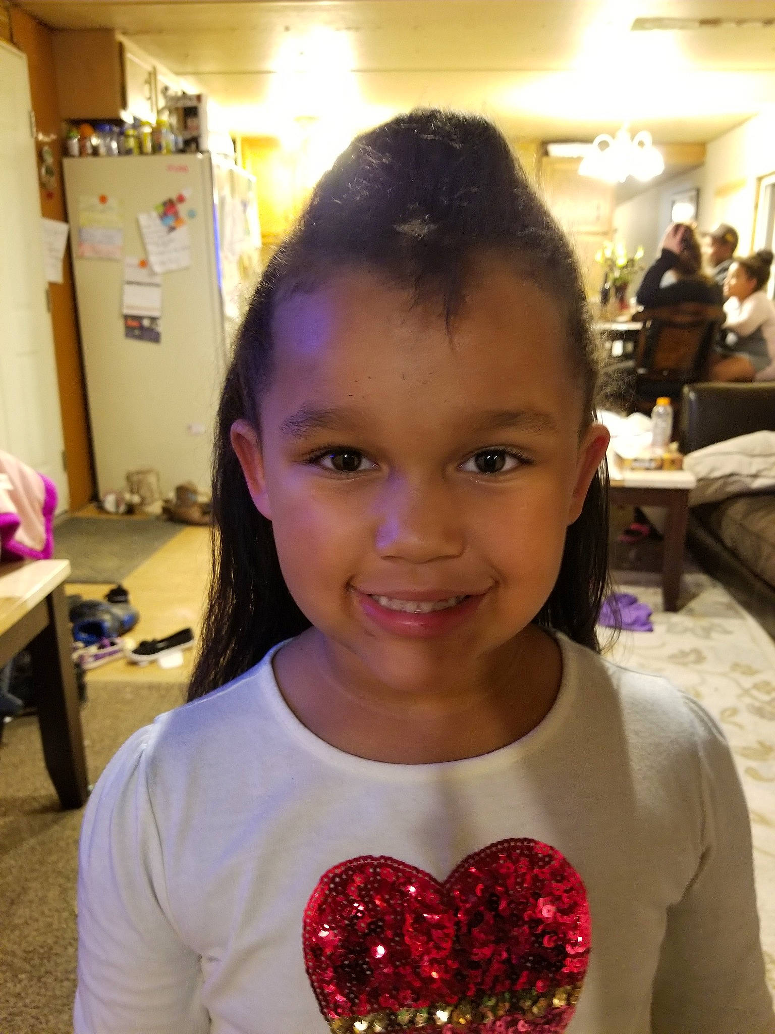 Gloria joined the competition — help win amazing prizes! child, ear, forehead, hair, hairstyle, joy, lip, person, smile