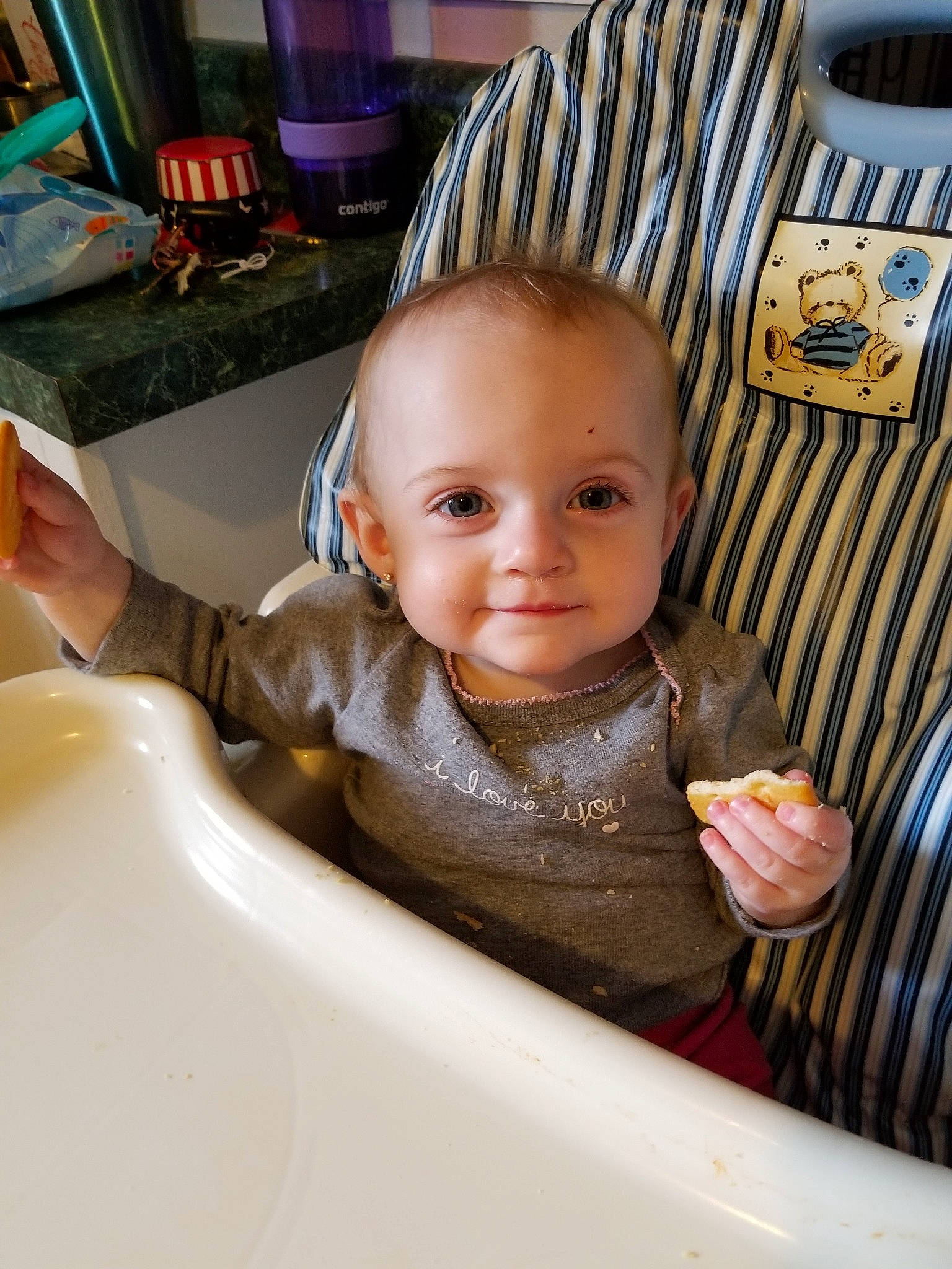 Novaleeanne joined the competition — help win amazing prizes! baby, baby_food, cheek, child, person, skin, smile, toddler