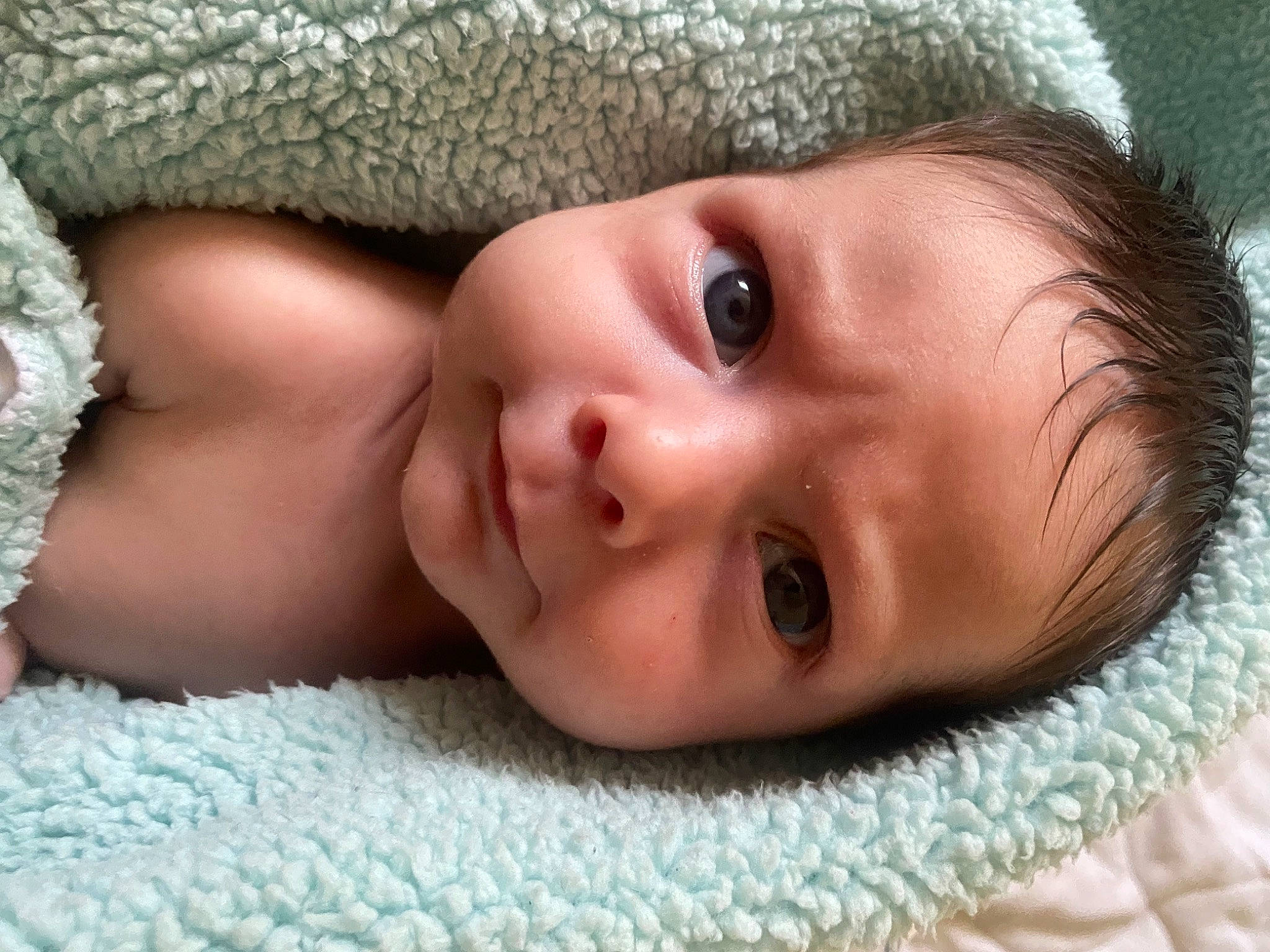 Madalynn joined the competition — help win amazing prizes! baby, cheek, child, chin, eye, eyebrow, eyelash, facial_expression, forehead, happy, headgear, iris, lip, mammal, mouth, nose, organ, person, skin, textile