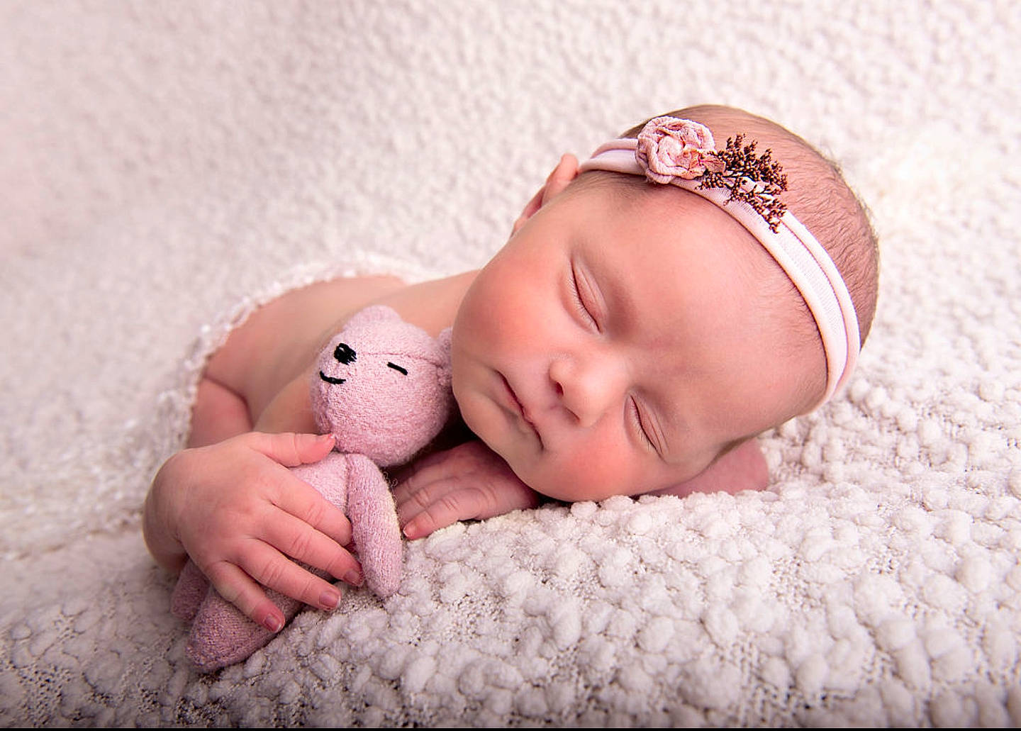 Isabella Rose joined the competition — help win amazing prizes! baby, baby_sleeping, bedtime, birth, cheek, child, crown, fashion_accessory, hair_accessory, hand, headband, headgear, headpiece, person, photograph, photography, pink, portrait_photography, skin, toddler
