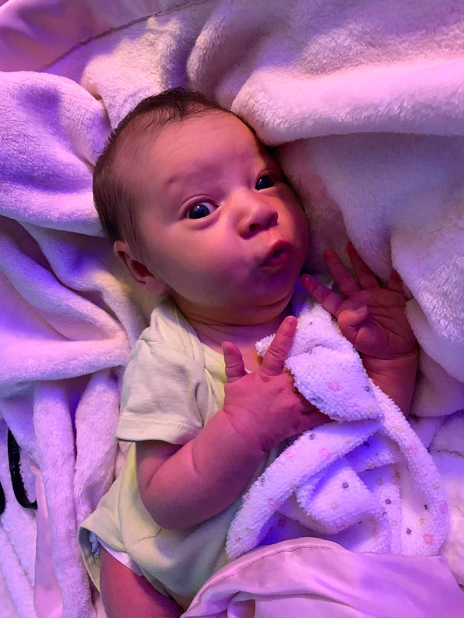 Unity joined the competition — help win amazing prizes! azure, baby, baby_toddler_clothing, cheek, chin, comfort, eye, eyebrow, happy, head, iris, lip, magenta, nose, person, pink, purple, skin, textile, toddler