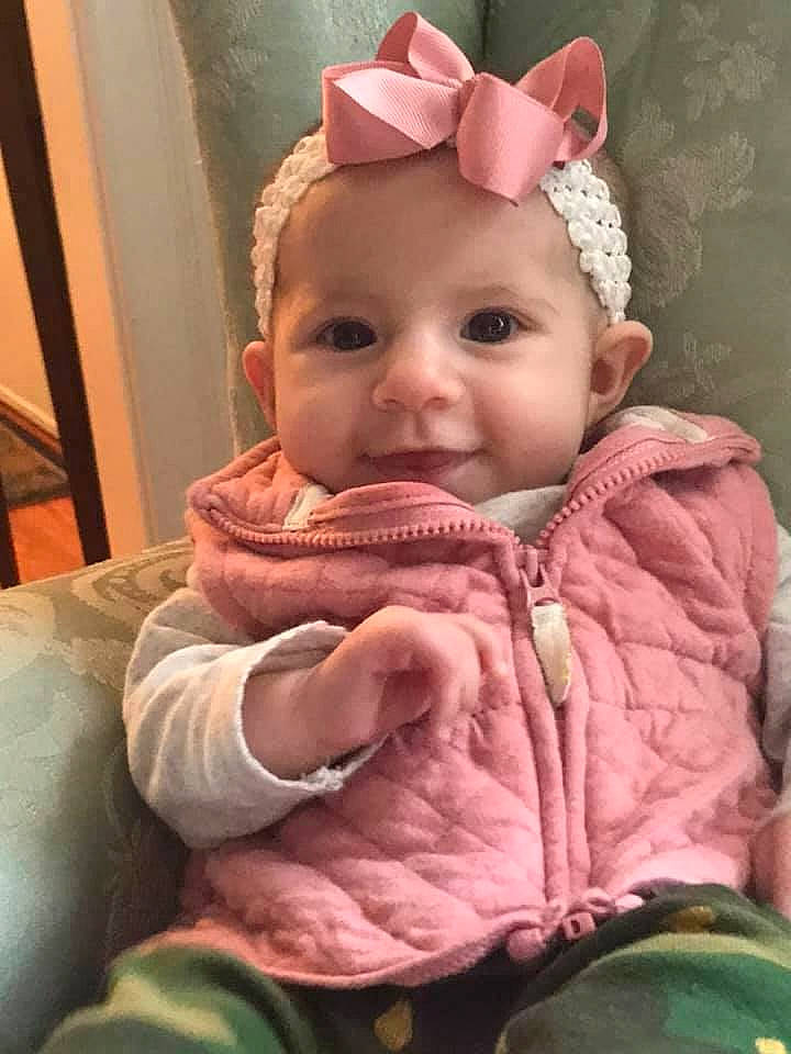 Tatelyn joined the competition — help win amazing prizes! baby, baby_products, bonnet, cheek, child, ear, eye, face, forehead, hair_accessory, head, headgear, mouth, nose, organ, person, pink, product, skin, smile