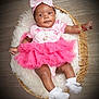 Ciana is registered to the contest to win money with this photo: adorable, baby, basket, bow, child, closeup, cute, fashion, fur_lining, gold_jewelry, headband, indoor, infant, pink_tutu, portrait, smiling, soft_lighting, toddler, white_socks, wooden_floor