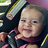 baby, child, car_seat, smiling, happy, face, infant, seatbelt, safety, vehicle, cute, portrait, closeup, child_seat, straps, young_child, car_interior, seat, person, toddler