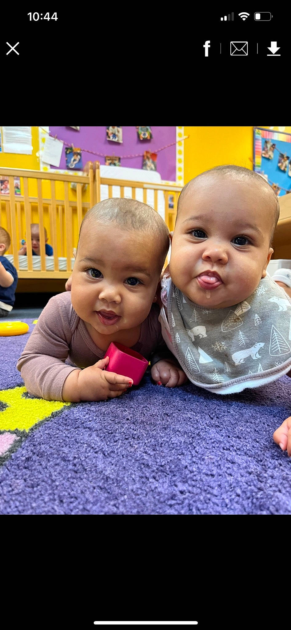 Makayla is registered to the contest to win money with this photo: adaptation, baby, baby_toddler_clothing, beauty, cheek, child, chin, facial_expression, flooring, fun, happy, iris, leisure, nose, person, play, room, sitting, skin, smile