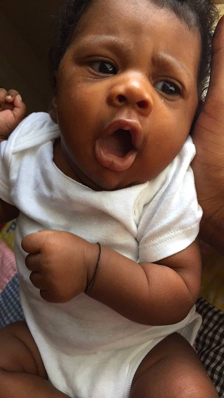 Carmen joined the competition — help win amazing prizes! baby, cheek, child, face, facial_expression, head, lip, mouth, nose, person, skin, smile, toddler