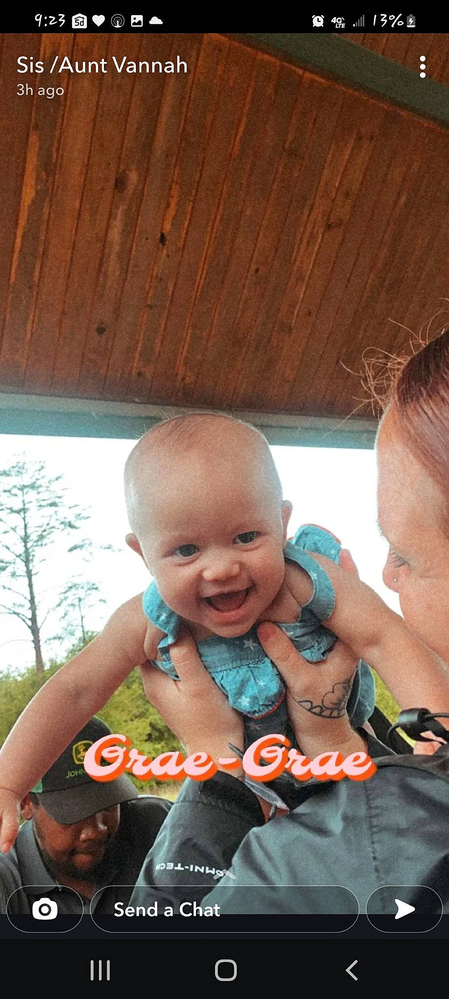 Graelyn joined the competition — help win amazing prizes! arm, baby, chest, cool, face, facial_expression, finger, fun, gesture, hand, happy, headwear, iris, leisure, mouth, nose, person, skin, smile, thumb