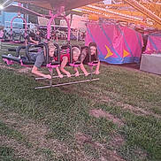 Jaxson joined the competition — help win amazing prizes! children, carnival, amusement_ride, grass, outdoor, daylight, play, fun, smiling, friends, summer, entertainment, leisure, activity, festival, happy, people, youth, casual_clothing, recreation