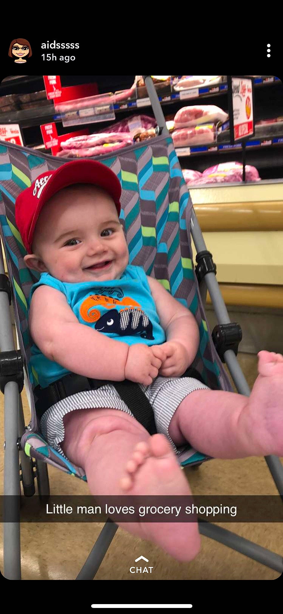 Killian is registered to the contest to win money with this photo: baby, baby_carriage, baby_products, child, joy, person, product, toddler