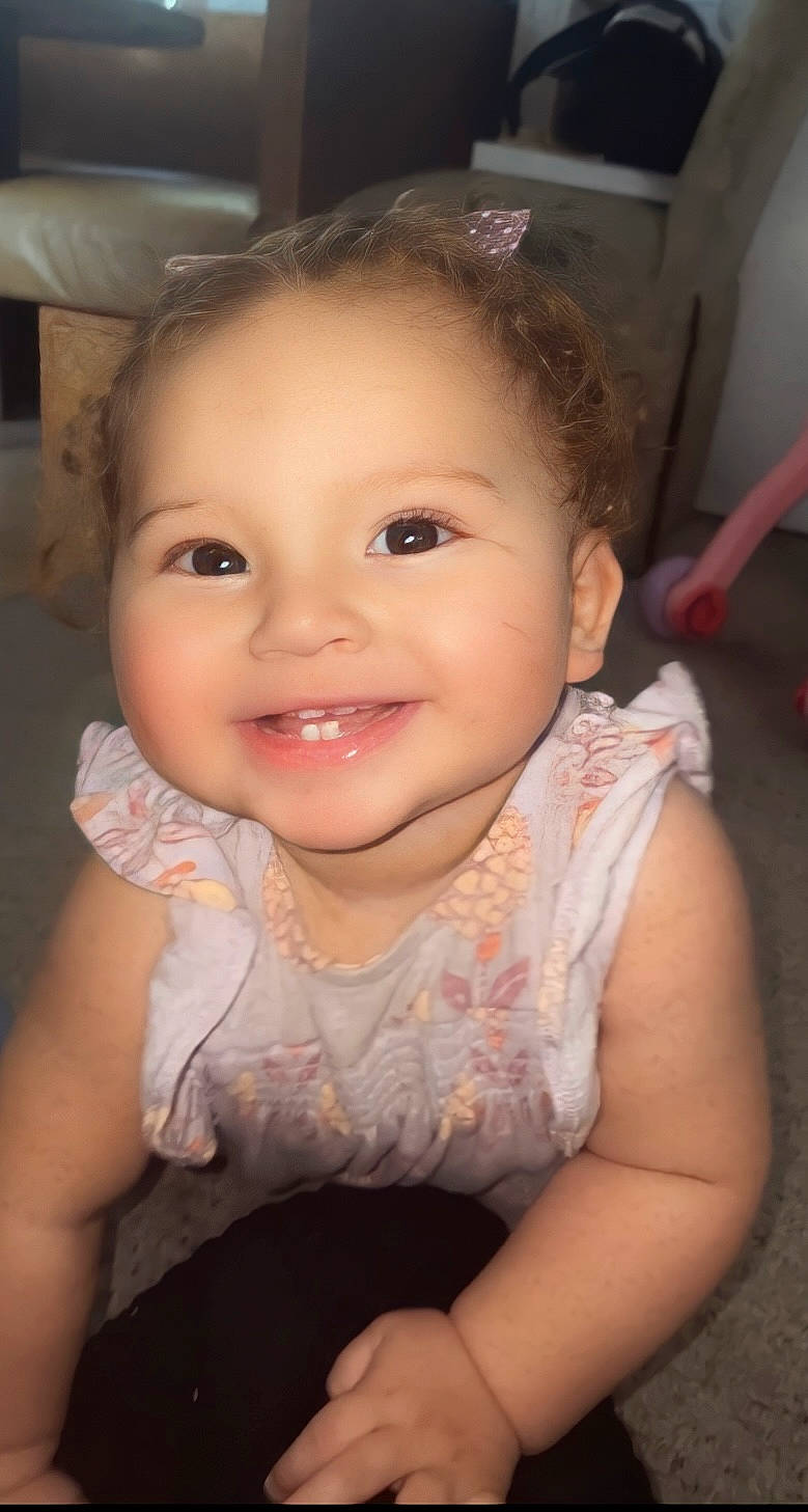 Bailey is registered to the contest to win money with this photo: baby_toddler_clothing, cheek, chin, cool, ear, eyebrow, eyelash, finger, flash_photography, happy, iris, joy, lip, mouth, neck, nose, person, pink, skin, sleeve