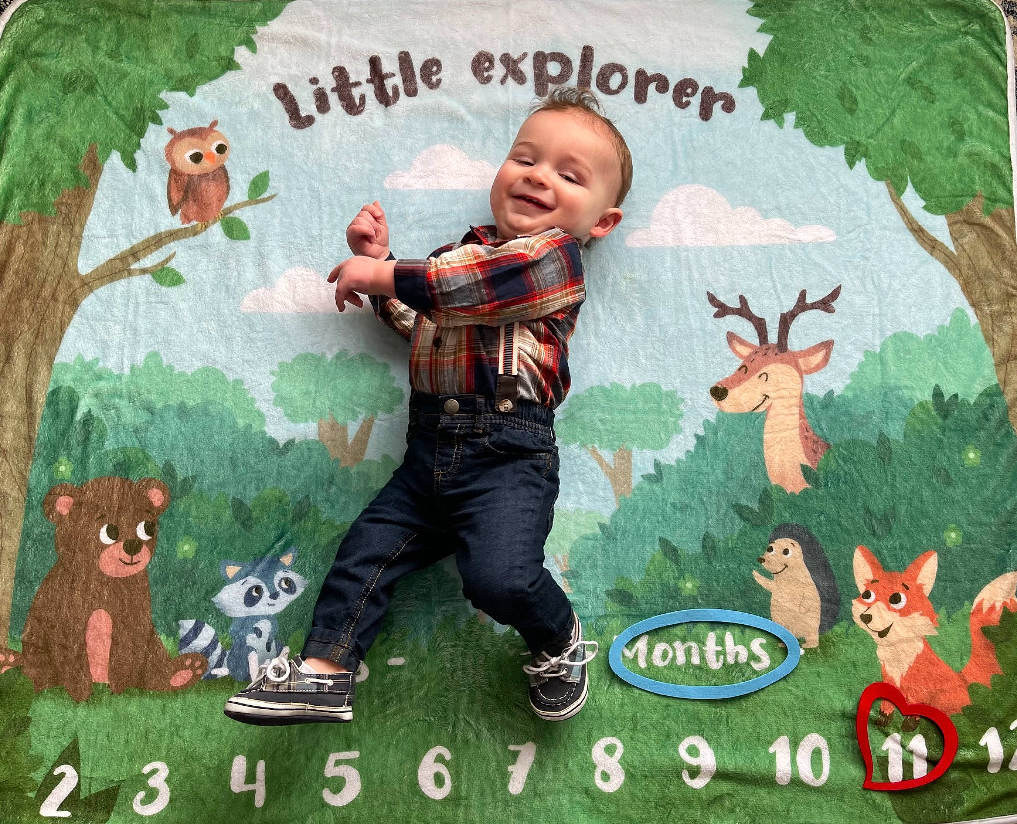 Teron joined the competition — help win amazing prizes! art, christmas_eve, deer, fawn, fictional_character, grass, green, happy, illustration, joy, leaf, mammal, nature, organism, people_in_nature, person, plant, recreation, smile, textile