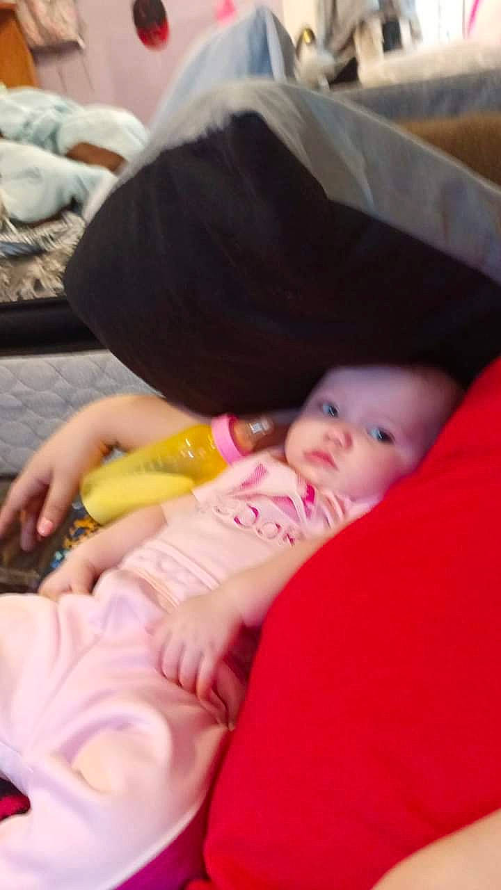 Jamie joined the competition — help win amazing prizes! baby, baby_carriage, baby_products, baby_toddler_clothing, cheek, child, comfort, fun, hairstyle, lap, lip, mouth, nail, nose, person, sitting, skin, textile, thumb, toddler