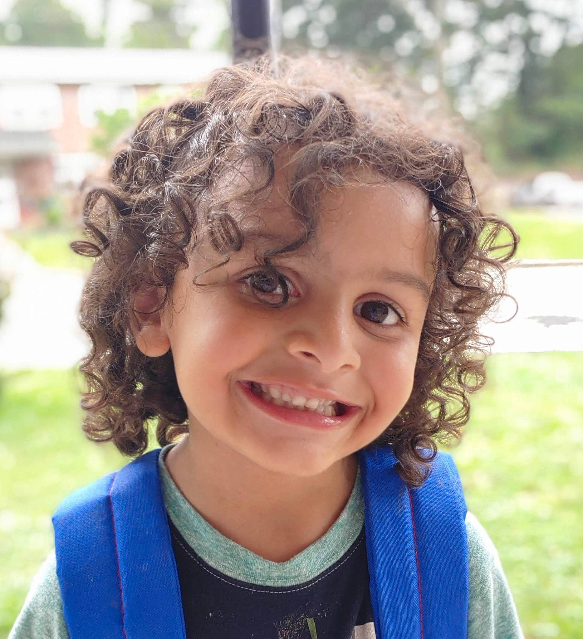 Malachi joined the competition — help win amazing prizes! blond, chin, close_up, electric_blue, eyebrow, fun, grass, hair, hairstyle, happy, iris, joy, leisure, lip, neck, nose, people_in_nature, person, skin, smile