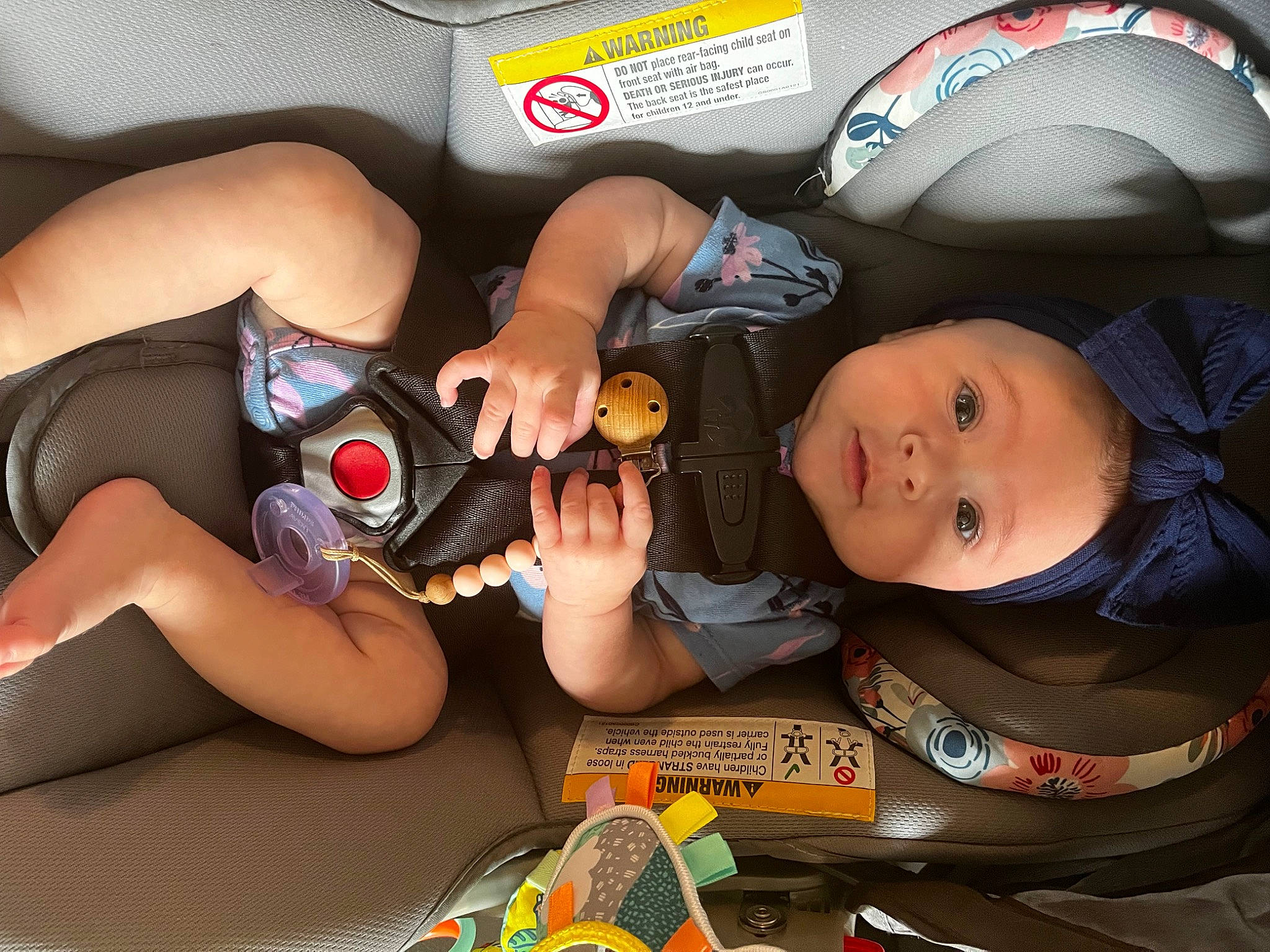 Lila joined the competition — help win amazing prizes! auto_part, baby, baby_carriage, baby_products, car_seat, child, fun, human_body, human_leg, lap, mouth, nail, party, people, person, personal_protective_equipment, thigh, toddler, toy