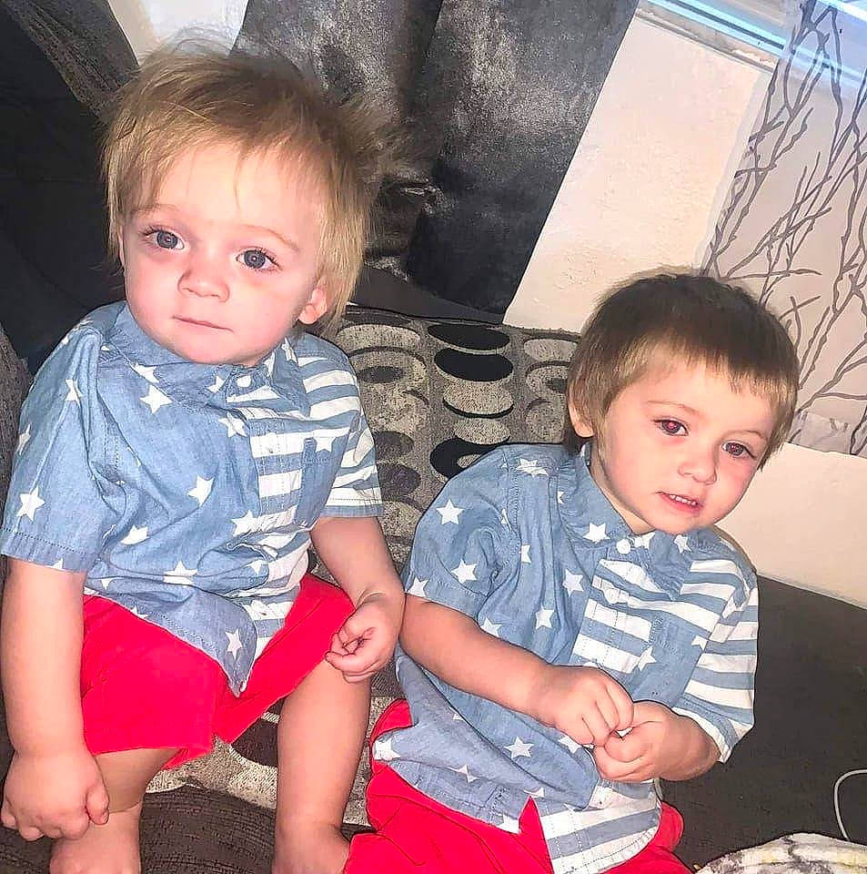 Johnny joined the competition — help win amazing prizes! baby, baby_toddler_clothing, child, comfort, cool, couch, event, fun, hairstyle, happy, iris, lap, organ, pattern, person, sharing, sitting, skin, t_shirt, thigh