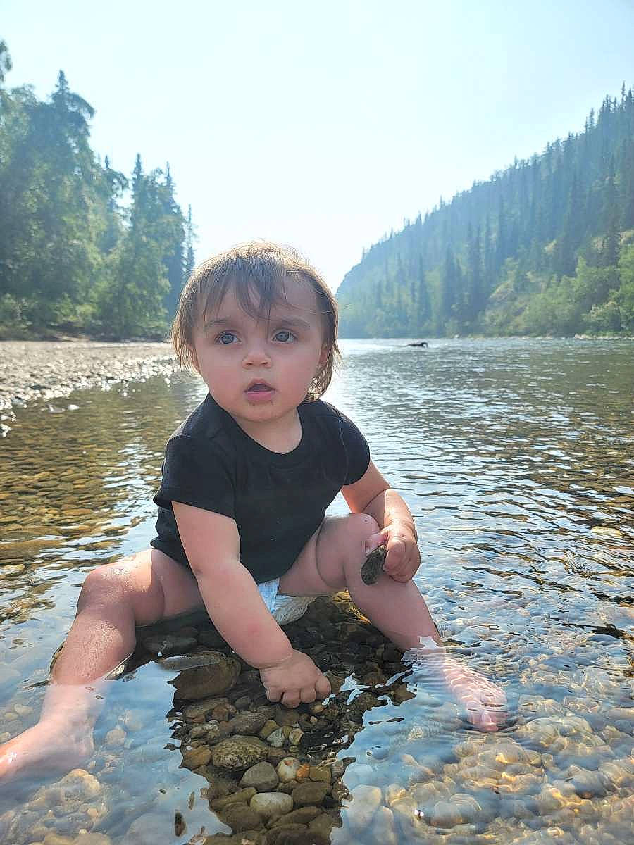 Juniper joined the competition — help win amazing prizes! baby_toddler_clothing, bank, fun, happy, lake, lake_district, leisure, mountain, people_in_nature, person, plant, recreation, reflection, reservoir, sky, summer, toddler, tree, water, water_resources