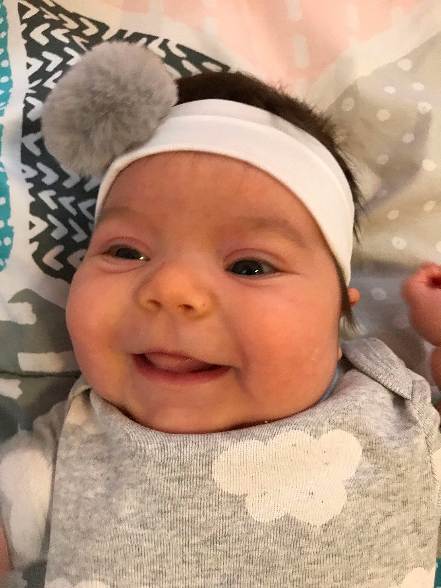 Jaylene is registered to the contest to win money with this photo: baby, cheek, child, ear, face, facial_expression, fashion_accessory, forehead, happy, head, headgear, headwear, lip, nose, person, skin, smile, toddler