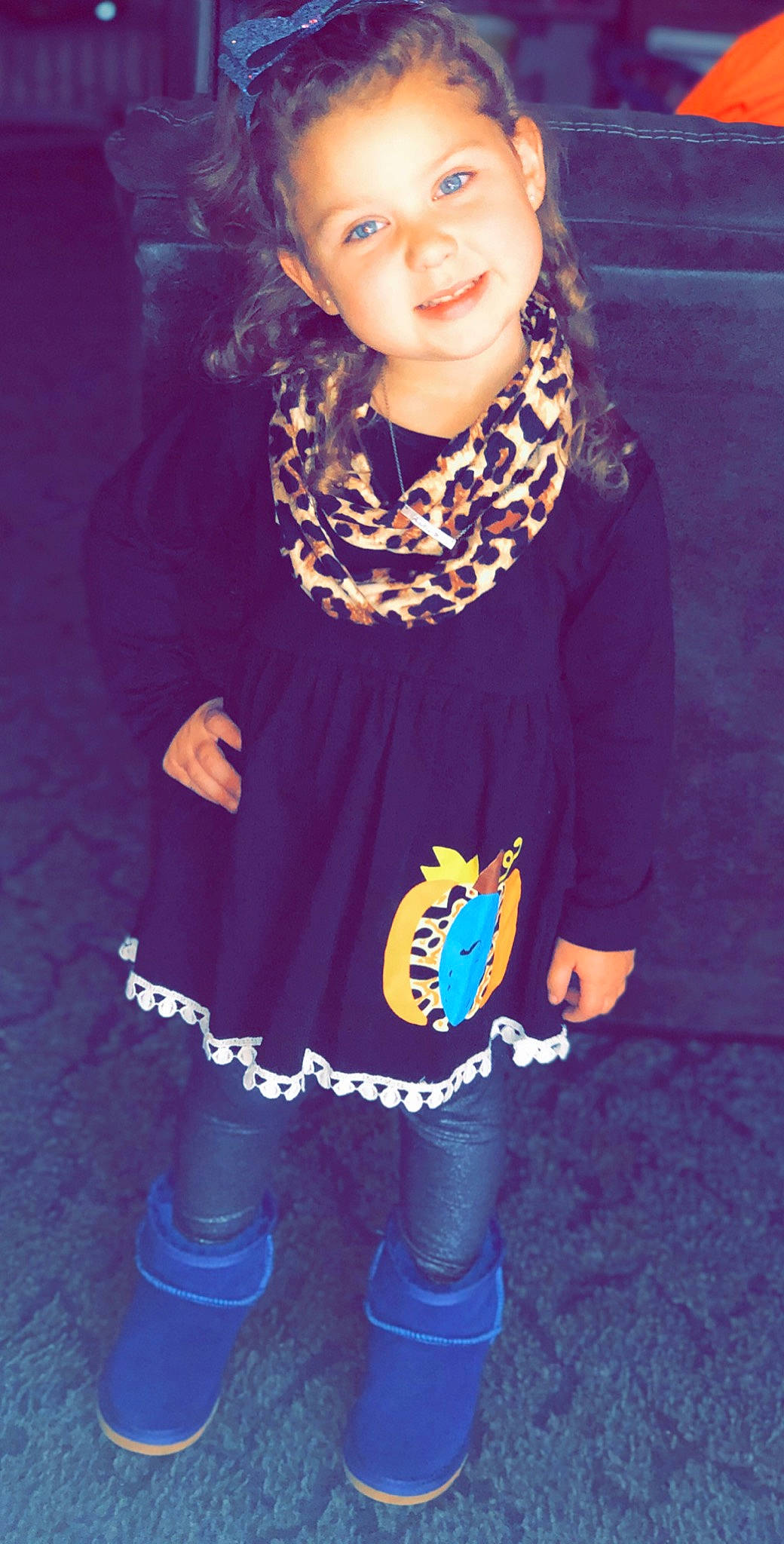 Amelia is registered to the contest to win money with this photo: child, clothing, electric_blue, joy, outerwear, person, smile, toddler