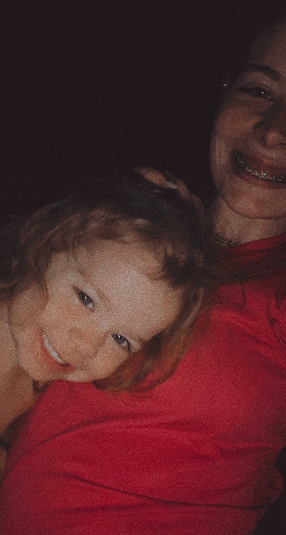 Peyton is registered to the contest to win money with this photo: black_hair, cheek, chin, ear, eyebrow, facial_expression, flash_photography, forehead, fun, gesture, happy, human_body, interaction, iris, joy, lip, mouth, neck, nose, person