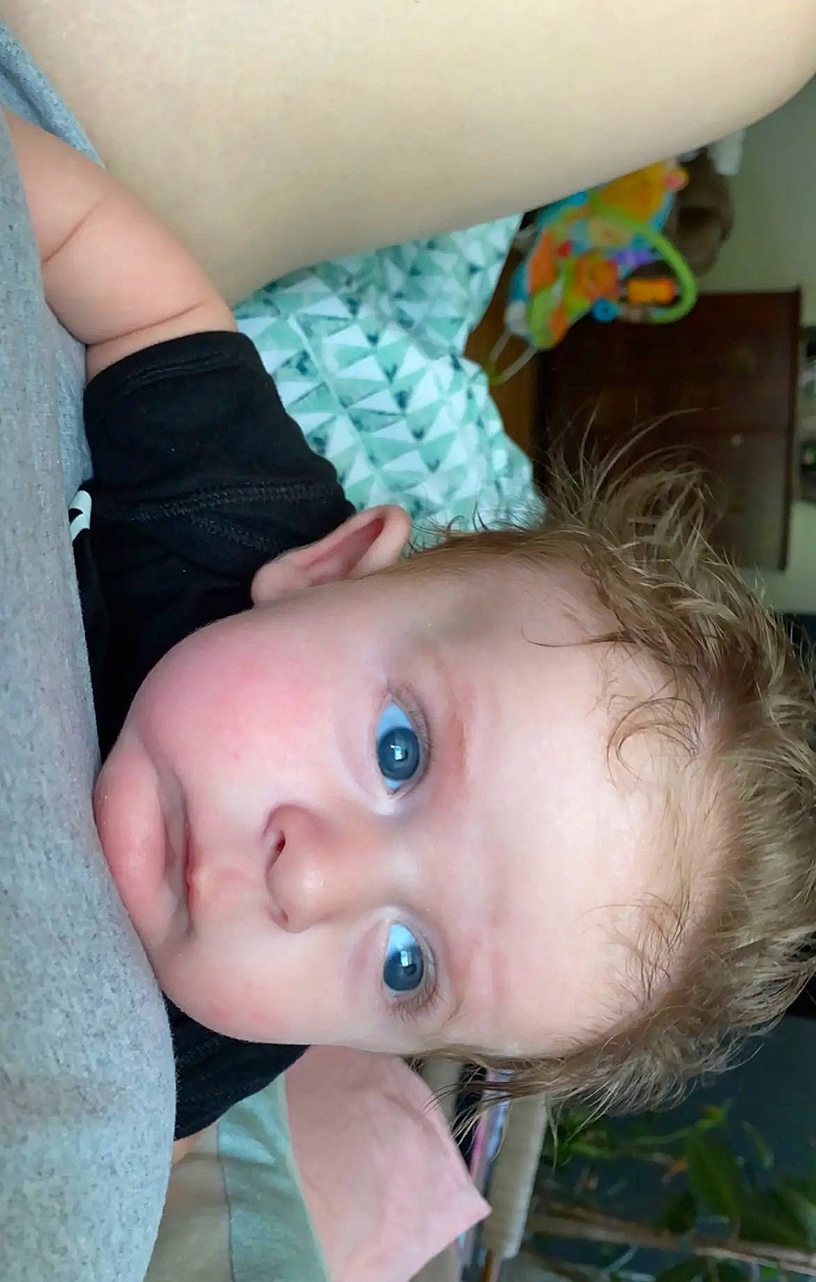 Gideon joined the competition — help win amazing prizes! baby, baby_toddler_clothing, cheek, ear, eye, eyebrow, eyelash, finger, happy, head, iris, lip, mouth, neck, nose, organ, person, product, skin, sleeve