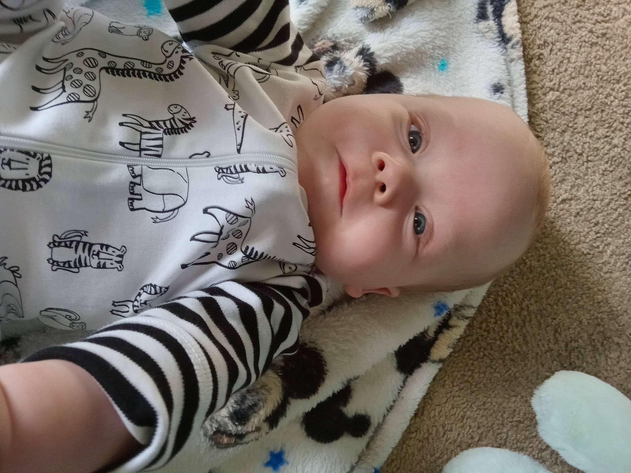 Jalen joined the competition — help win amazing prizes! arm, baby, baby_products, baby_toddler_clothing, bedding, cheek, child, comfort, elbow, hairstyle, head, linens, mouth, pattern, person, sitting, skin, sleeve, t_shirt, toddler