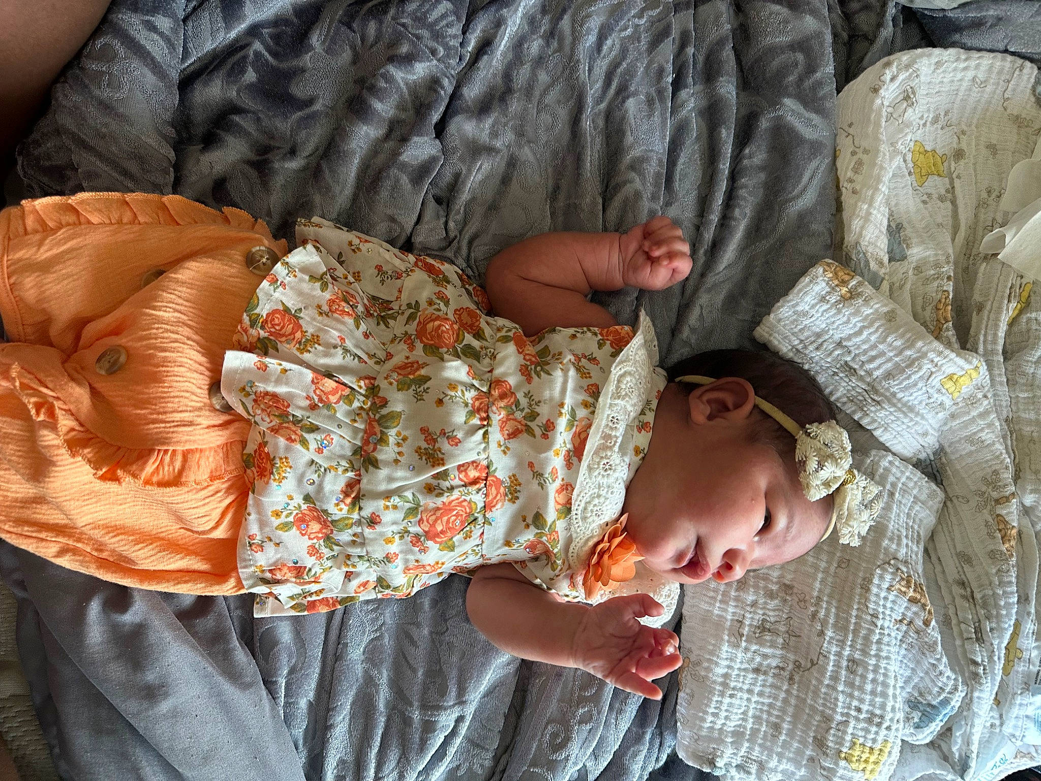 Zaneya is registered to the contest to win money with this photo: abdomen, arm, baby, baby_products, baby_toddler_clothing, child, comfort, couch, fun, hand, happy, human, linens, pattern, person, room, sitting, skin, textile, thigh