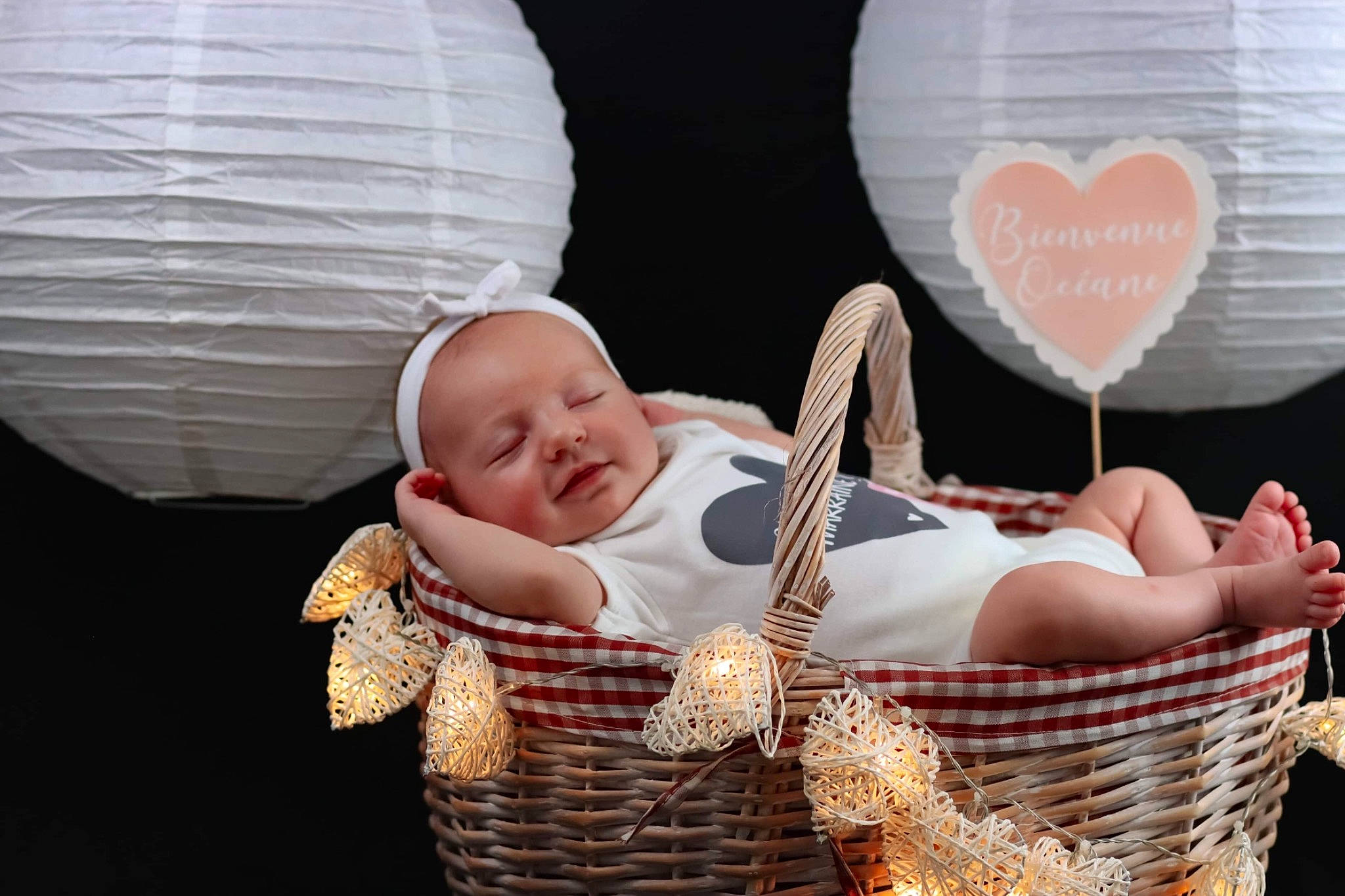 Océane participe au concours pour gagner de l'argent avec cette photo : baby, baby_products, basket, child, flower_girl_basket, gift_basket, home_accessories, infant_bed, person, product, toddler, wicker