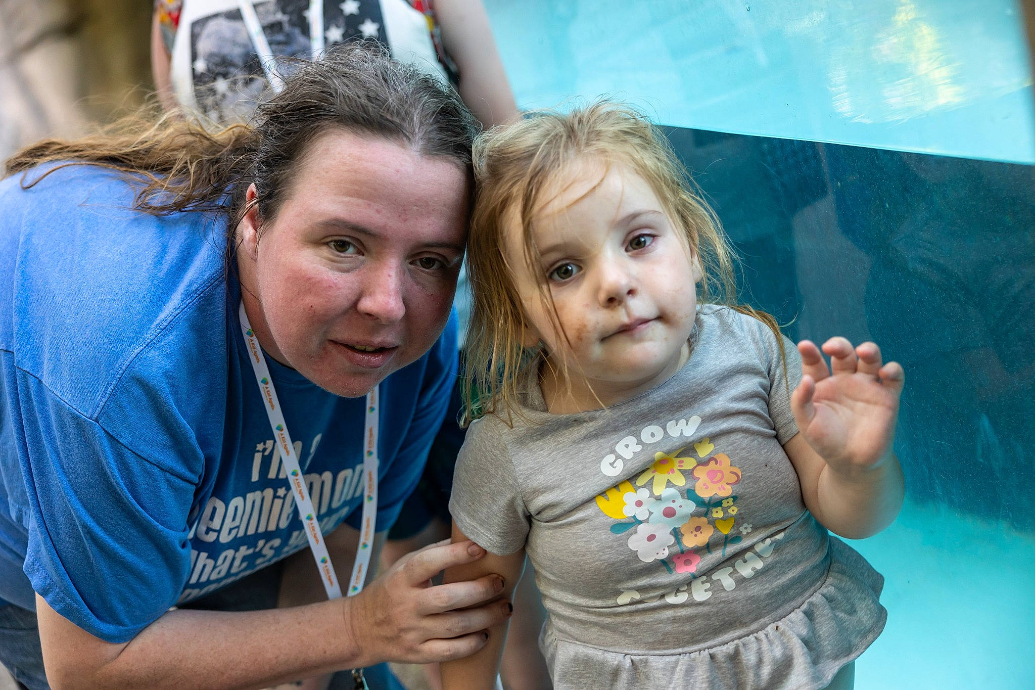 Jaelynn joined the competition — help win amazing prizes! arm, blond, child, daytime, event, facial_expression, fun, gesture, hairstyle, happy, human, iris, leisure, mammal, person, recreation, shoulder, summer, t_shirt, toddler