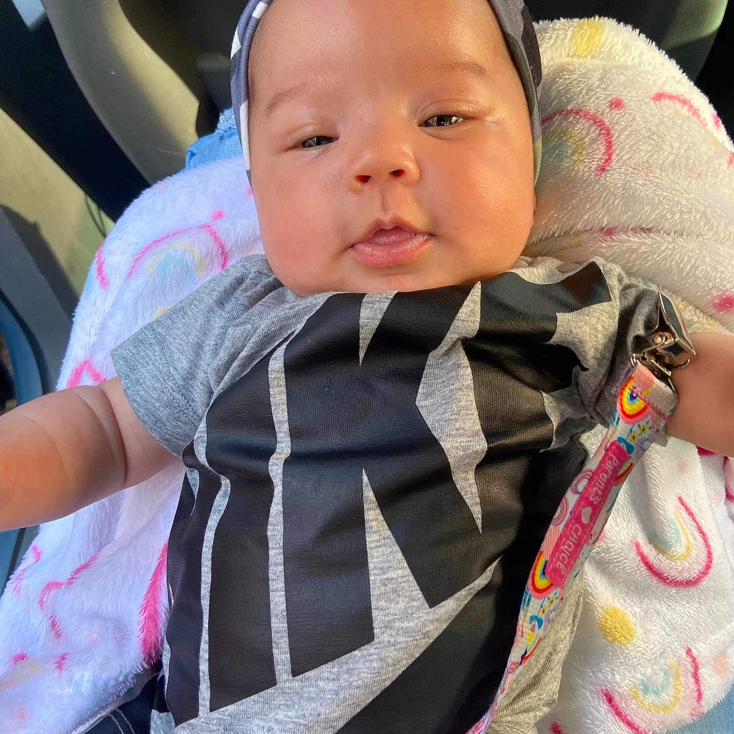 Azouri is registered to the contest to win money with this photo: accessories, baby, baseballcap, cap, clothing, coat, cushion, face, hat, head, homedecor, jacket, person, photography, portrait, sleeping, sunglasses, t_shirt, transportation, vehicle