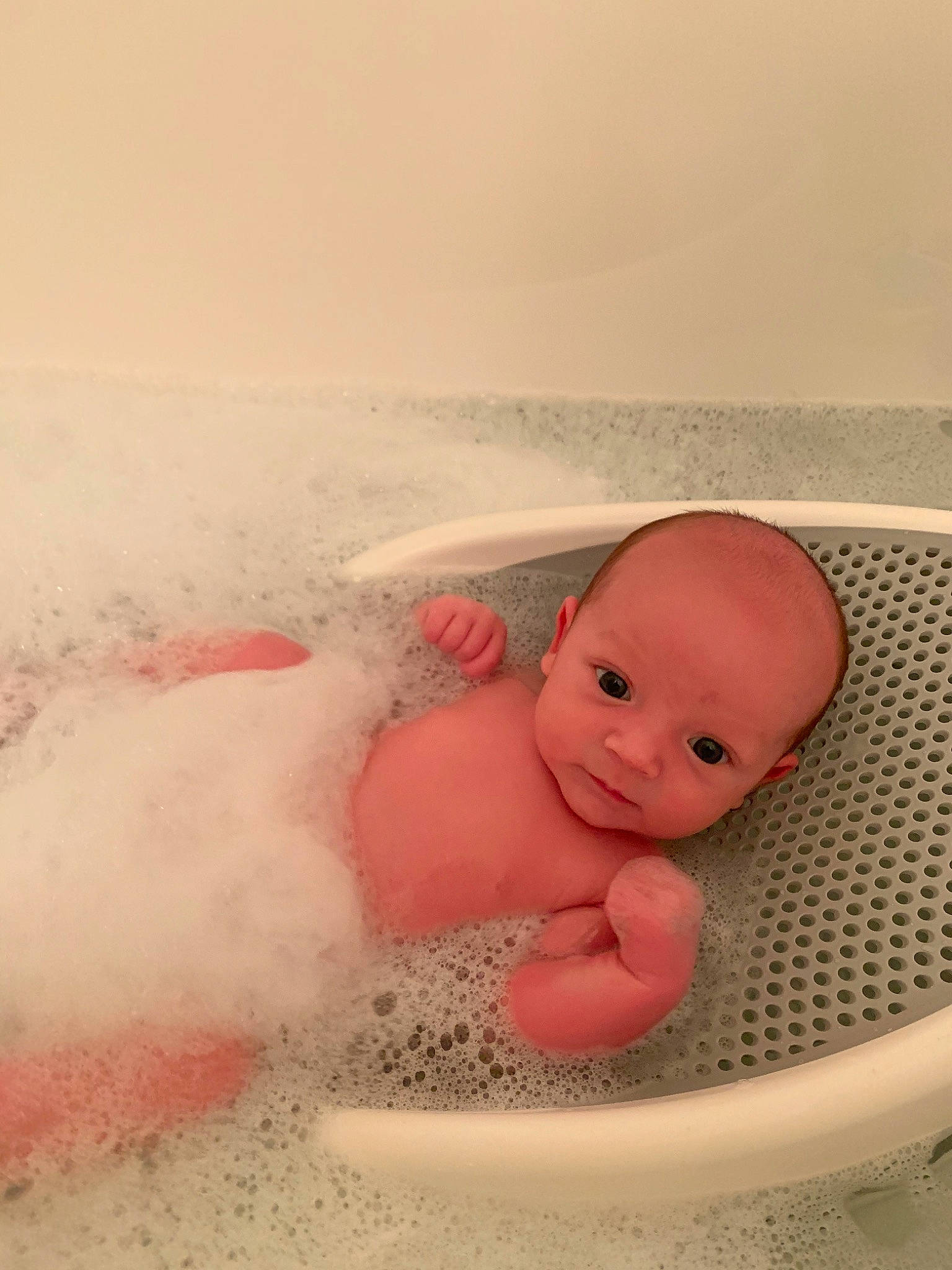 Jalen joined the competition — help win amazing prizes! baby, baby_products, baby_toddler_clothing, bathing, cheek, child, comfort, flesh, foam, fun, happy, head, leisure, person, pink, room, stomach, thumb, toddler, toy