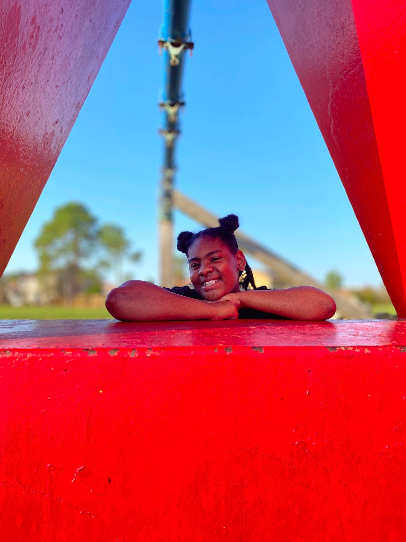 Zairi King is registered to the contest to win money with this photo: fun, joy, leisure, person, recreation, red, vacation