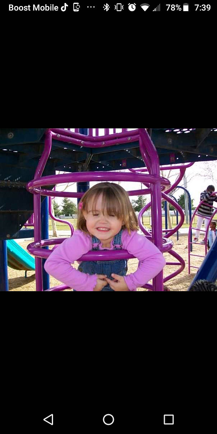 Cherish joined the competition — help win amazing prizes! child, city, fun, furniture, joy, leisure, magenta, outdoor_play_equipment, person, photography, pink, play, playground, public_space, purple, recreation, sitting, smile, toddler, violet